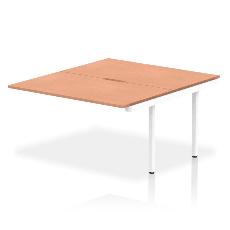 Evolve Plus B2B Bench Desk - 2 Person Extension Kit - Image 14