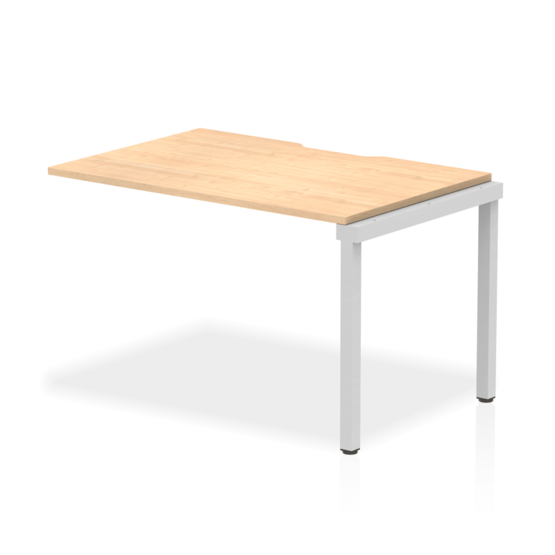 Evolve Plus Single Row Bench Desk Extension Kit - Image 5