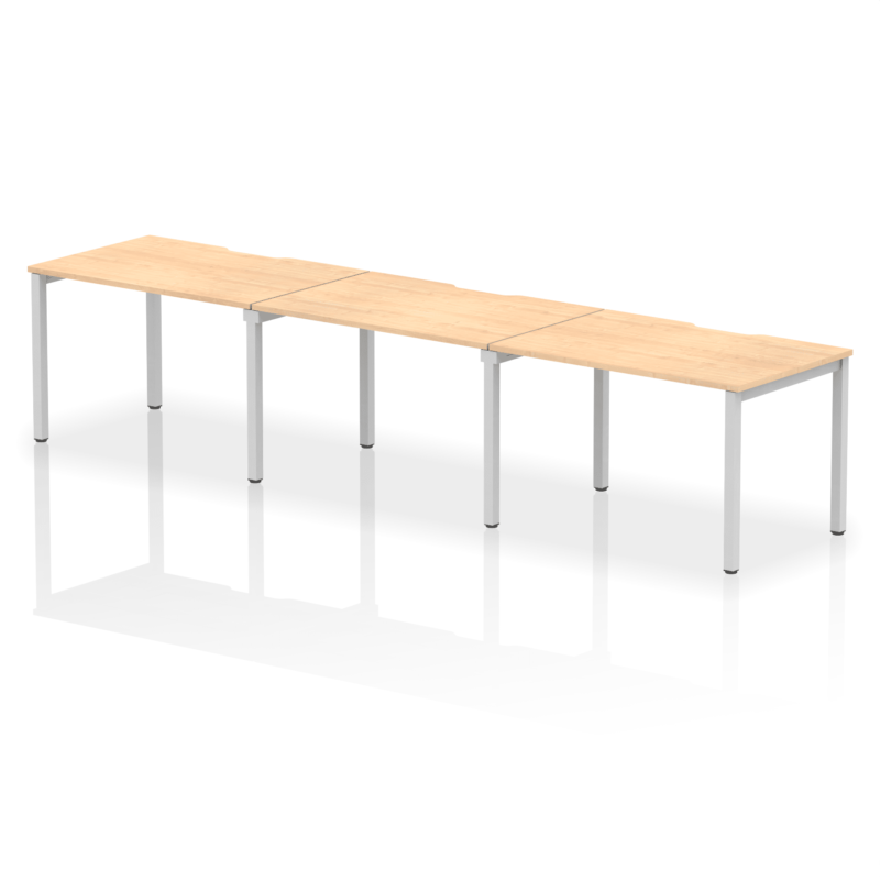 Evolve Plus Single Row Bench Desk - 3 Person - Image 5