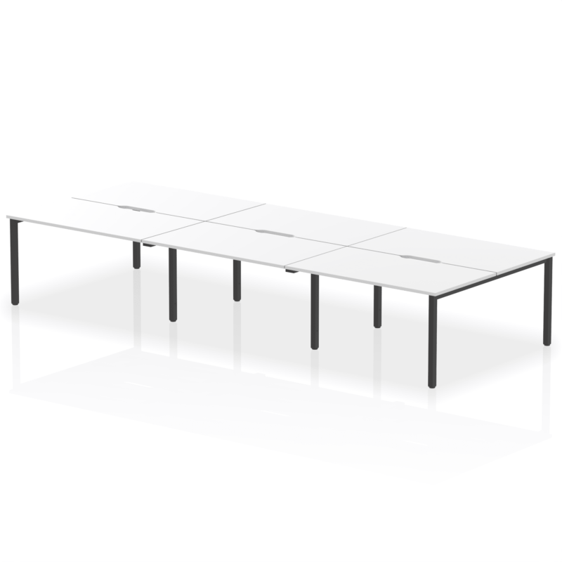 Evolve Plus B2B Bench Desk - 6 Person - Image 47