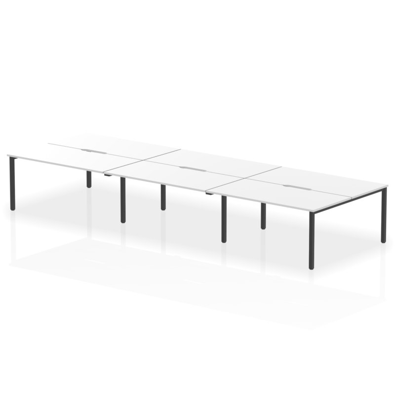 Evolve Plus B2B Bench Desk - 6 Person - Image 53