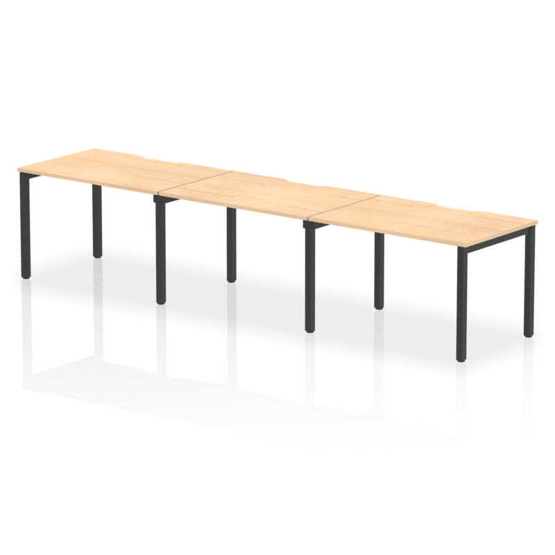 Evolve Plus Single Row Bench Desk - 3 Person - Image 39