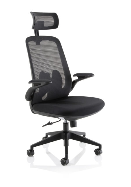 OE - Sigma Executive Mesh Chair With Folding Arms